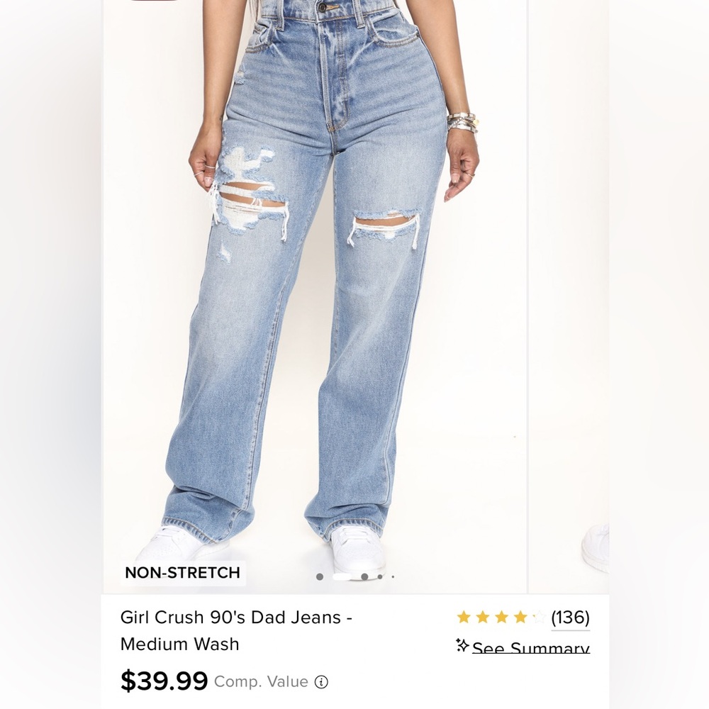 Distressed Blue Jeans new